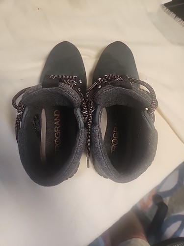 Cole Haan Women's Zerogrand Waterproof Hiker Lace Up Ankle Boots Gray Size 7C - Picture 7 of 9