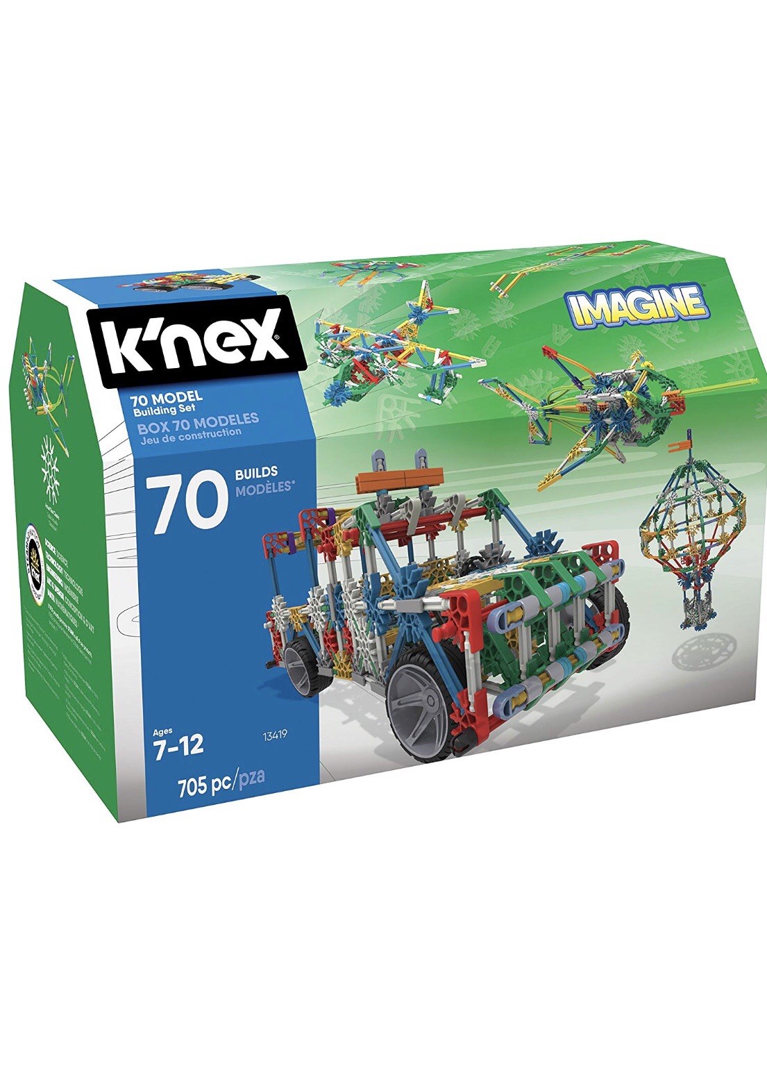 K'nex Imagine 70 Model Building Set for Ages 7+ K'nex Imagine 70 Model Building Set for Ages 7+