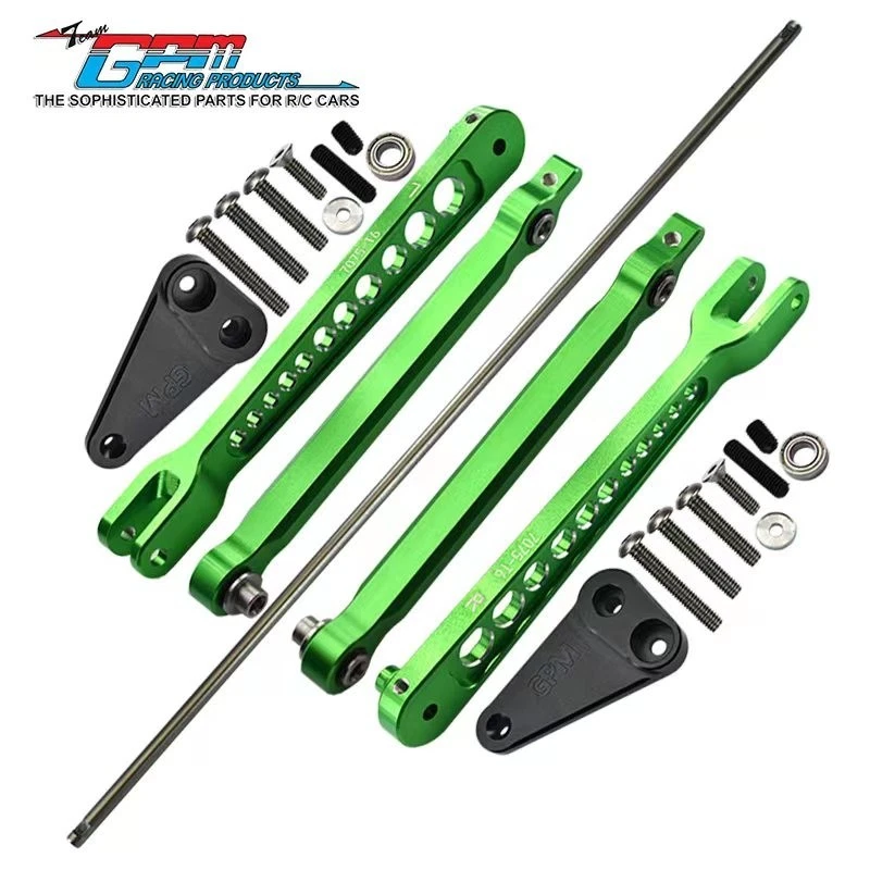 GPM Aluminum 7075 Rear Anti Swing Rod Stabilizer Bar For LOSI 1/10 Hammer Rey U4 - Image 3 of 4