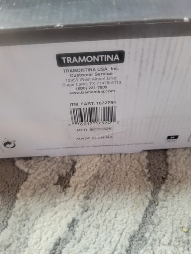 Neu Tramontina 7 Stück All In One Plus Pfanne Ilag Antihaft Keramik Weiß Deckel - Bild 7 von 7