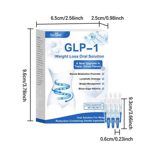 7PCS GLP-1 Weight Loss Oral Drops for Intestinal Slimming Boosting Metabolis m - Picture 18 of 21