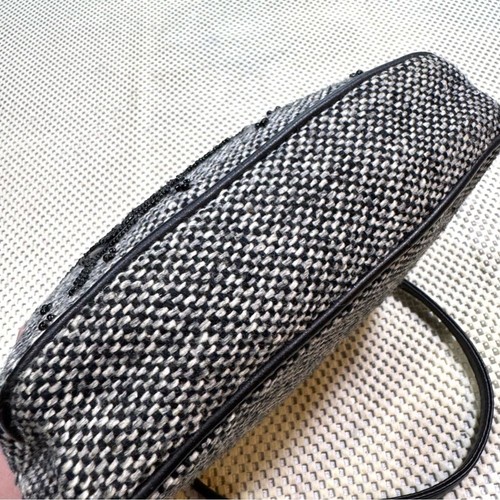 Lulu Guinness Handtasche gewebt Perlen Blumen - Bild 10 von 16