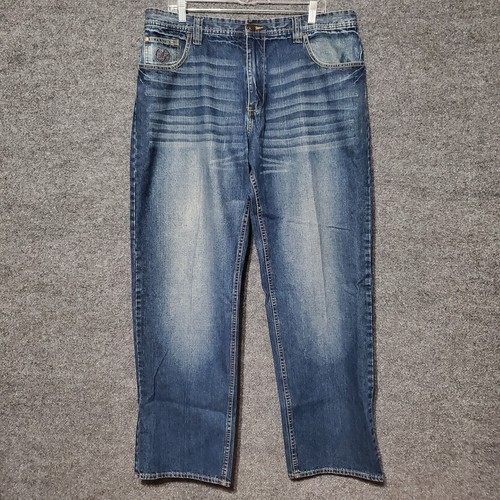 Vintage Sean John Jeans Mens 38 Baggy Y2K Grunge Streetwear Urban Skater Outdoor - Picture 1 of 11