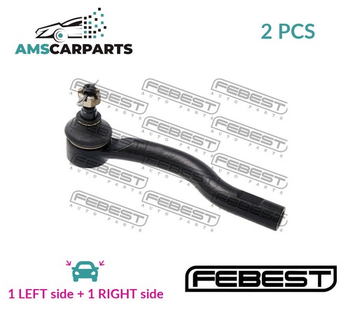 TRACK ROD END RACK END PAIR FRONT 0121-ZZE150LH FEBEST 2PCS NEW OE REPLACEMENT - Picture 1 of 7