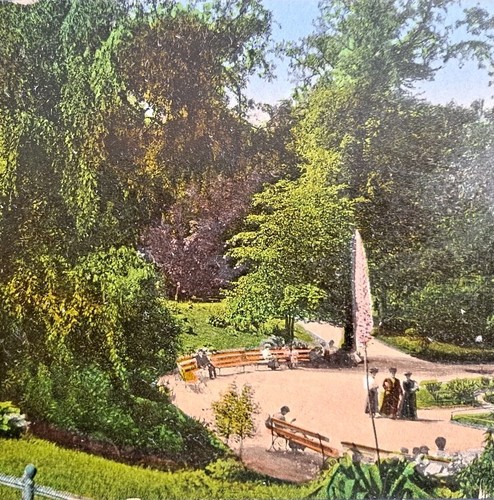Stettin Szczecin Park Königstor Poland Postcard A66 - Picture 1 of 3