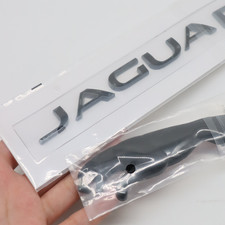 3D Rear Tailgate Emblem Letter Badge Replacement For Jaguar T2R27585 Gloss Black