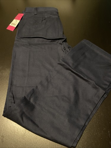 George Girls' School Uniform Straight leg Flat Front Pants Size 14 (B)