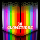 30 GLOW STICKS 6 INCH GLOWSTICKS HEAVY DUTY PARTY FAVORS NEON COLOR HALLOWEEN