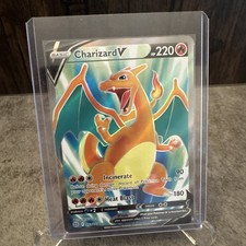 Pokemon TCG Charizard V 153/172 Brilliant Stars Rare Ultra Card Full Art NM
