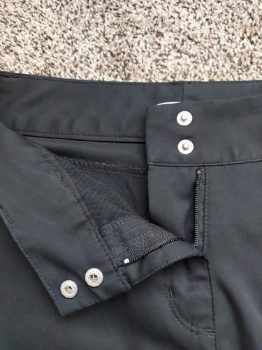 Short chino Adidas femme taille 2 noir polyester athlétique plat devant - Photo 10/15