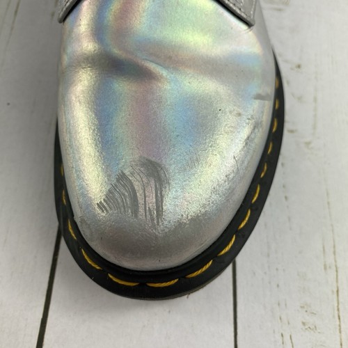 Zapatos Oxford Dr. Martens 1461 RS Silver Lazer Iced Metallic para mujer talla 8” - Imagen 12 de 24