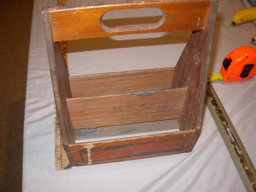 Vintage 1940s Wooden Pepsi Cola Double Dot Six Soda Bottle Carrier - Picture 11 of 12