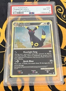 Pokémon Umbreon 22/95 Call Of Legends Holo Rare 2011 PSA 8 NM-MT