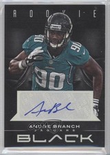 2012 Panini Black Rookie Signatures 46/199 Andre Branch #103 Auto 2u8