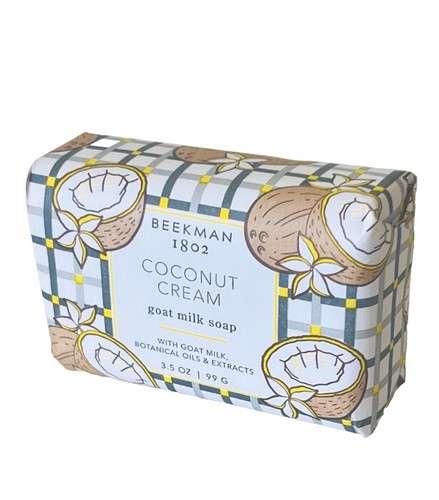 Beekman 1802 Seife KOKOSNUSSCREME 3,5 Unzen Brandneu KOSTENLOSER VERSAND