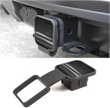 2 Inch Trailer Hitch Cover, Tube Plug Insert Cap Fit for 2" Receivers-Black