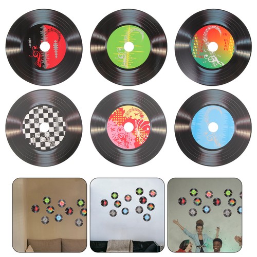 12 Pcs Vinyl Record Decoration Display Wall Hanging Decorations for - Picture 11 of 12