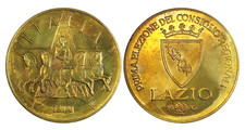 P444, Italy, 1970 Bronze Token, Quadriga