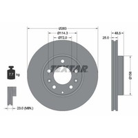 Textar 92125503 Bremsscheibe Vorderachse FüR Mazda