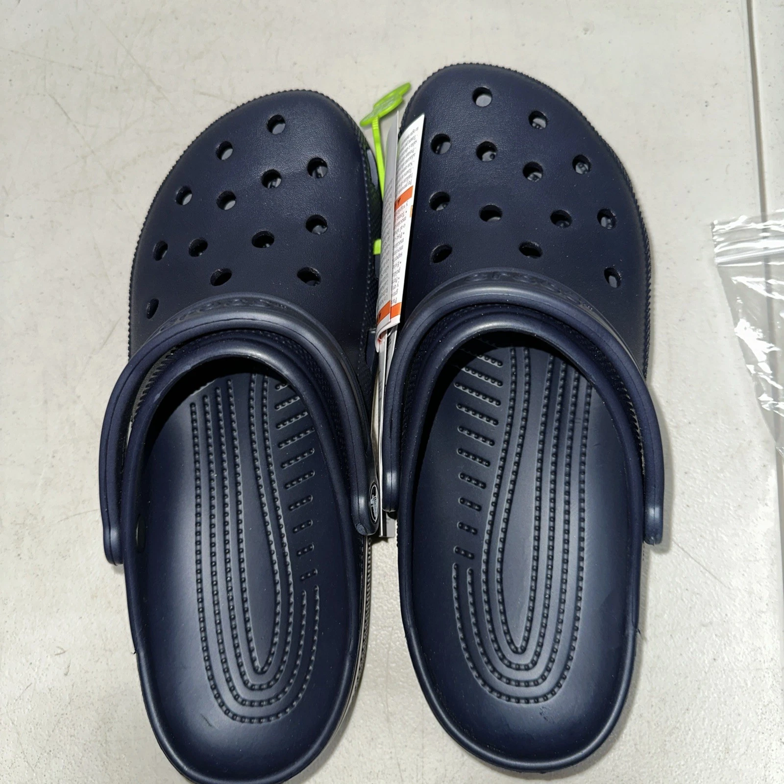 Crocs Classic Lightweight Comfort Navy Men's Clog Sandal US Size 11