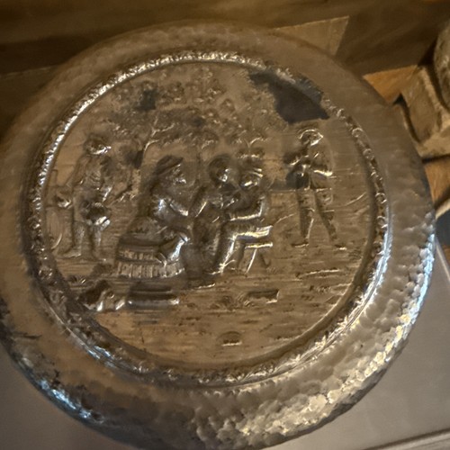 Antico contenitore piatto argento Derby, contenitore biscotti, International Silver Co. - Foto 5 di 8