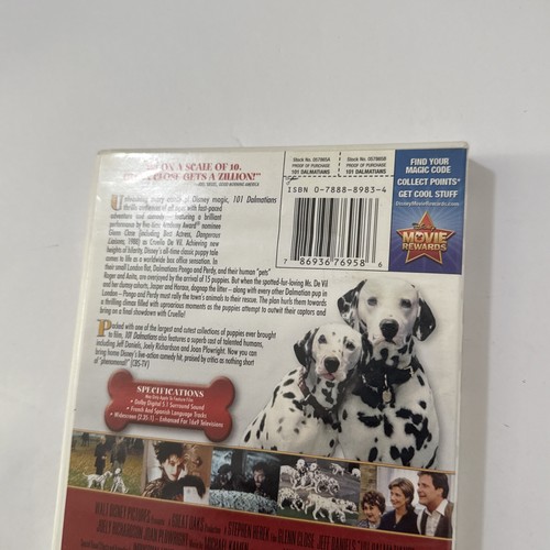 101 Dalmatians (DVD, 1996) Live Action Glenn Close Rare Oop - READ DESC. - Picture 6 of 14