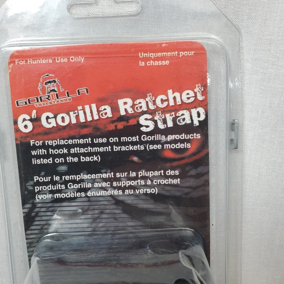 Correa de trinquete soporte árbol repuesto 6' marca Gorilla modelo 45010 nuevo en paquete  Foto 3 de 4