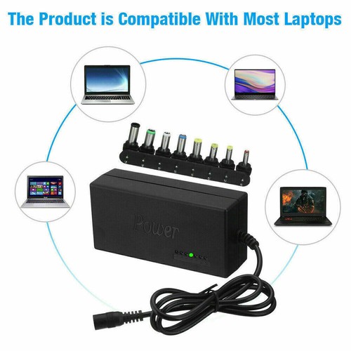 96W Universal Laptop Power Supply Charger Adapter w/ 42 Tips Notebook Charger - Picture 10 of 13