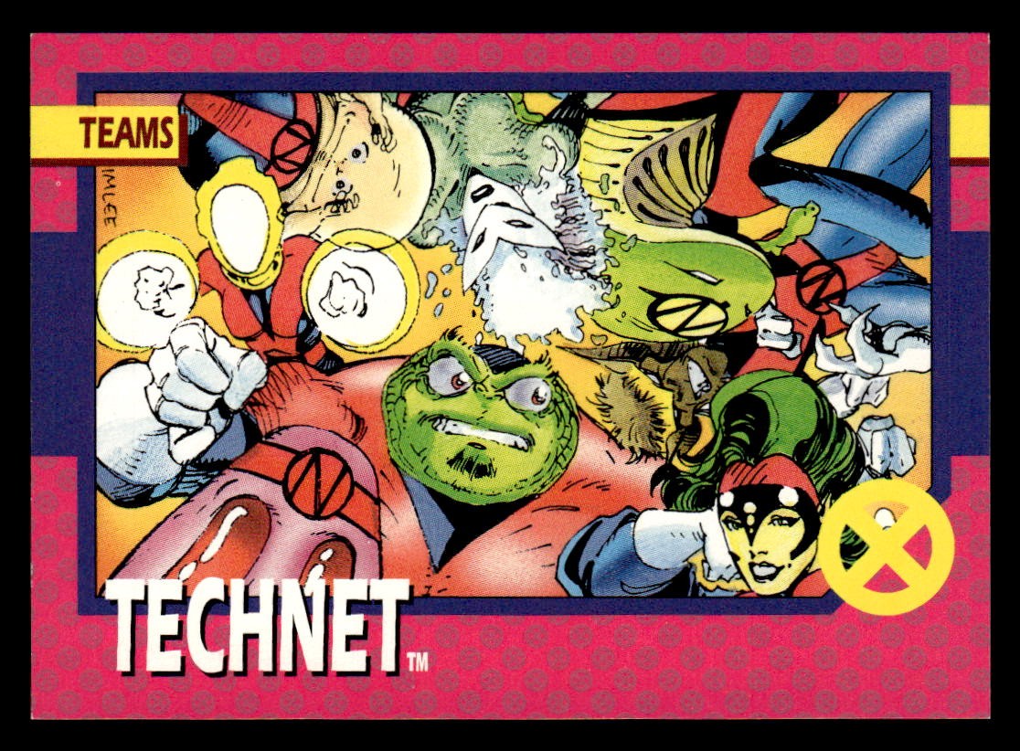 1992 Impel The Uncanny X-Men #80 Technet Set Break