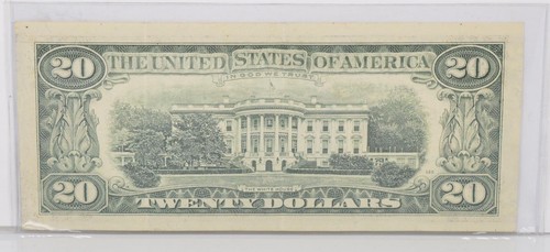 1988 A $20 Federal Reserve Note ERROR Faulty Alignment Very Fine Condition - Picture 2 of 2