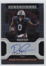 2023 Panini Chronicles Draft Picks Demetris Robertson #SS-DRO Auto 4r3