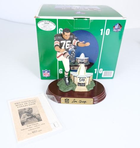 Lou Groza Vince Costello’s Hall of Fame Collection Figure with Cert.