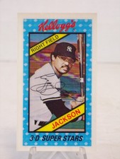 Reggie Jackson 1980 Kellogg's 3-D Super Stars #26 New York Yankees