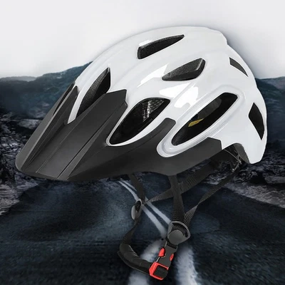 RUIY-2 Cycling Helmet Adult Mountain Helmet Bike Helmet Large Size 55-61cm White