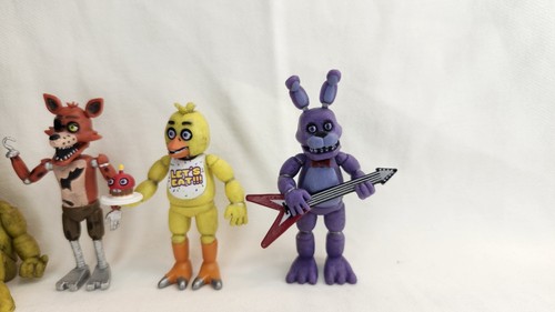 Funko FNAF Vinyl Mini Figures 2 inch 2016 Freddie Foxy Chica Bonnie Lot of 6 - Picture 5 of 13