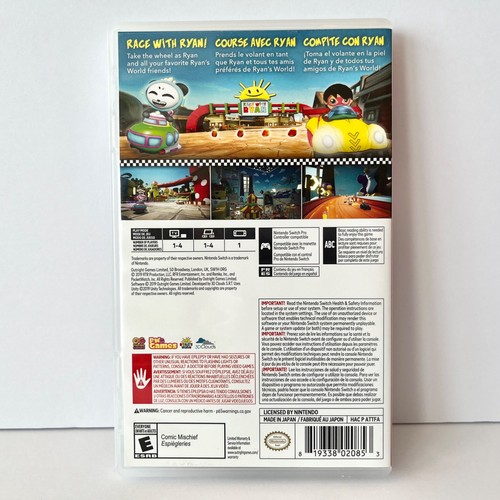 Race with Ryan (Nintendo Switch, 2019) -TESTED - Picture 2 of 9
