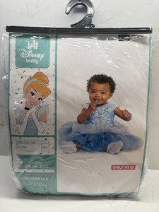 Cinderella Disney Baby Princess Dress Costume (6-12 M) Sparkles Tulle
