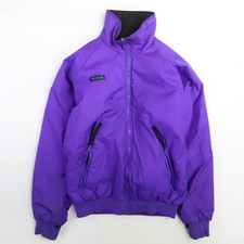 Vintage Columbia Puffer Bomber Jacket Size Small Reversible