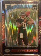 2024 Panini Donruss Optic Rated Rookie Micheal Penix Jr. Purple Shock#279