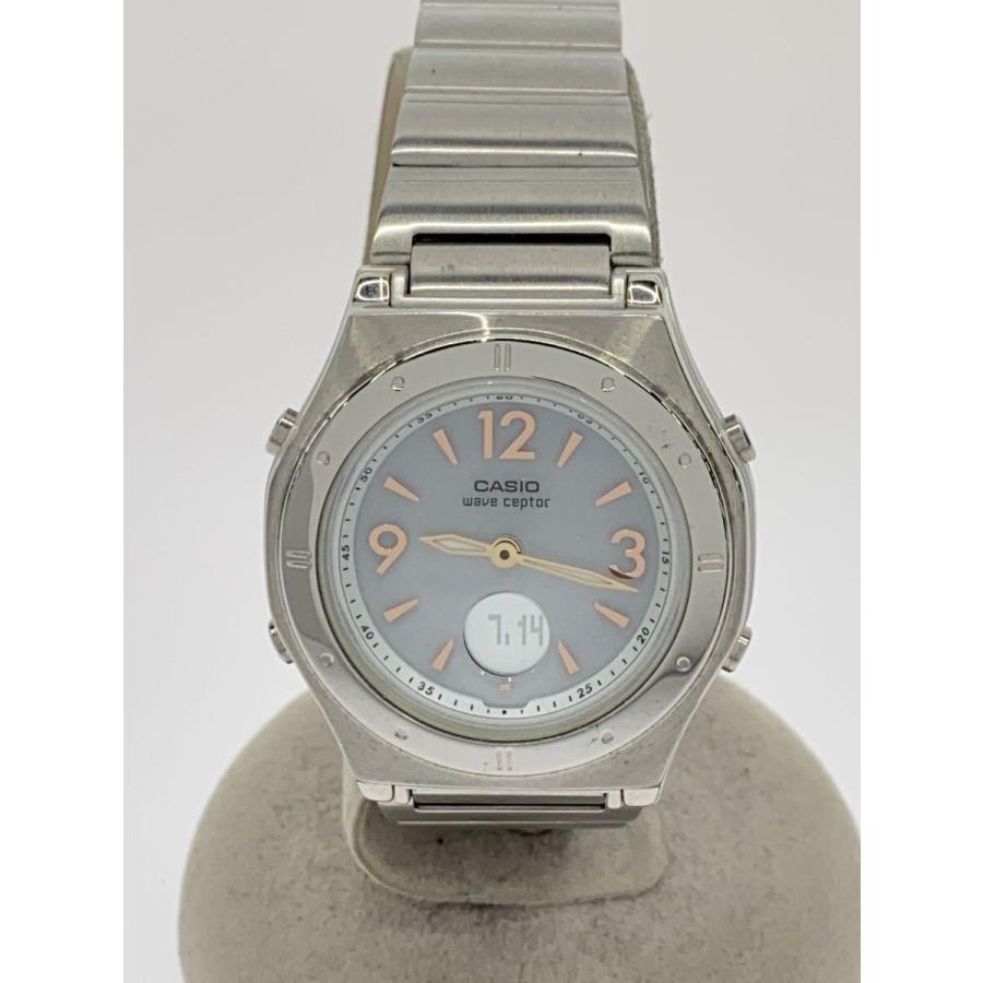 CASIO Waveceptor Digital Analog Watch Silver - image 1