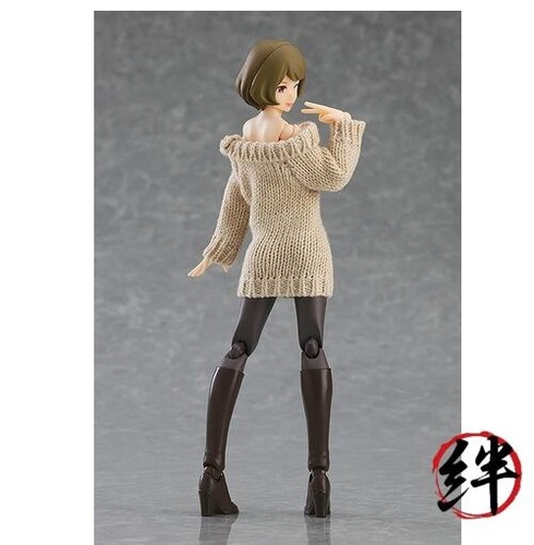 Estilos Figma: Chiaki con vestido suéter fuera del hombro figura de acción - Imagen 5 de 5