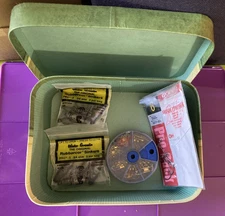 Fishing lot comes in a fishing gift box SINKERS HOOKS SWIVELS Water Gremlin 