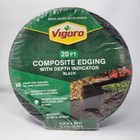 Vigoro Composite Garden Edging in Black with Depth Indicator 5.3 in x 20 ft