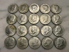 20 Kennedy 1968 D Half Dollars 40% Silver Very Good Condition # 18
