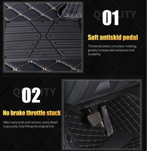 For Alfa Romeo Giulia Car Floor Mats Custom Cargo Liners Carpets Waterproof Mats - Bild 17 von 38