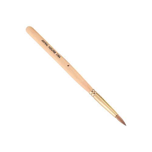 Art Painting Drawing Wooden Handle Round Kolinsky Nail Sable Hair Brush Tool C - Picture 17 of 19