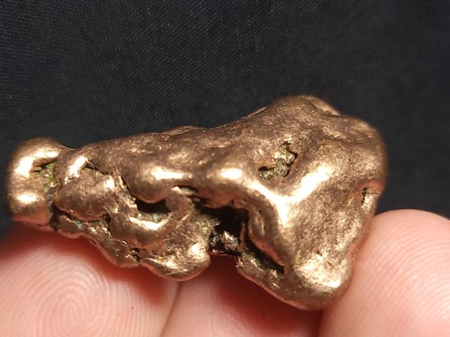 Native Copper Nugget from Keweenaw Peninsula, Michigan 1+" (25.7 grams) - Picture 2 of 6
