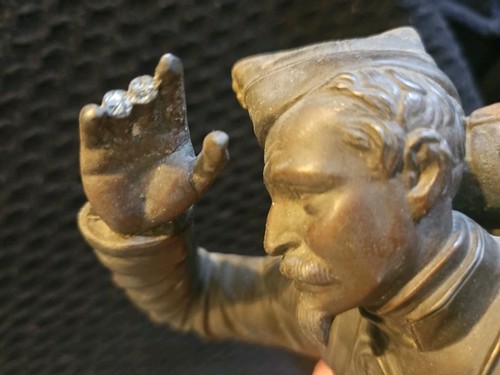 "Le Retour" By Cornelius & Baker 1858 Antique Sculpture Bronze Patinated Spelte - Picture 12 of 23