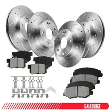 Front Rear Brake Rotors and Brake Pads Kit for Honda Civic 2013-2015 Acura ILX
