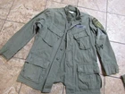 VINTAGE MILITARY JACKET US ARMY SLANTED POCKETS VIETNAM RANGER AIRBORNE WINGS #8